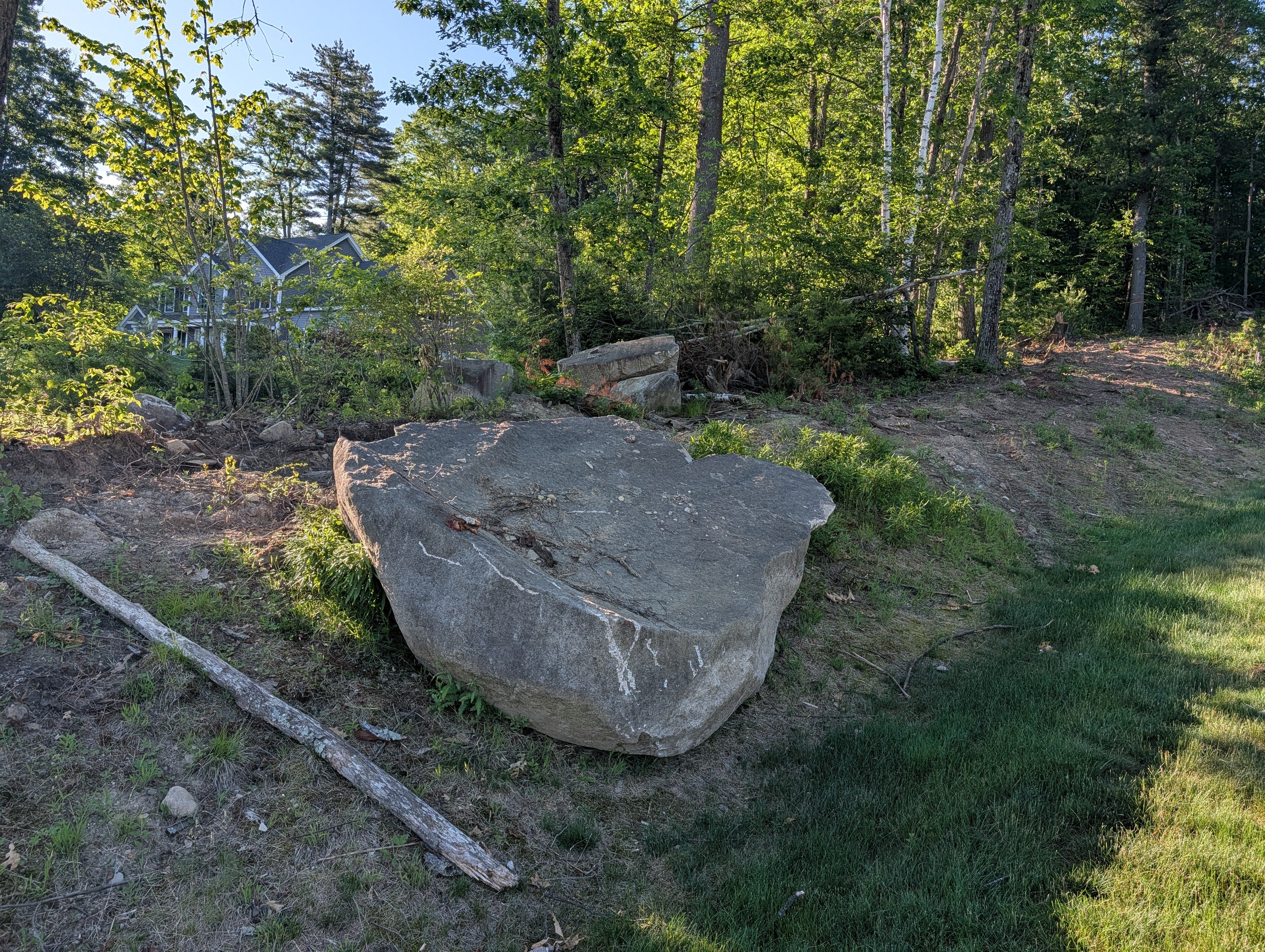 Current property condition showing incomplete work